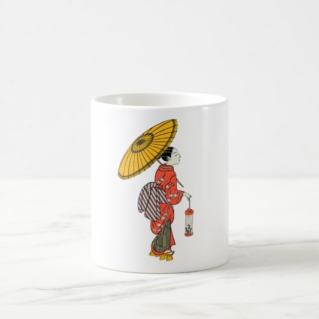 Asian Woman Coffee Mug (Center)