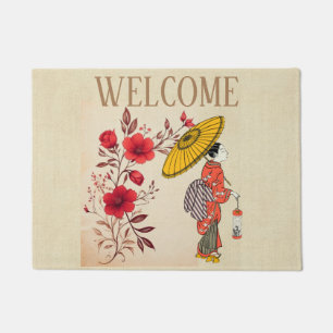 Asian Woman Doormat