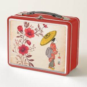 Asian Woman Lunch Box