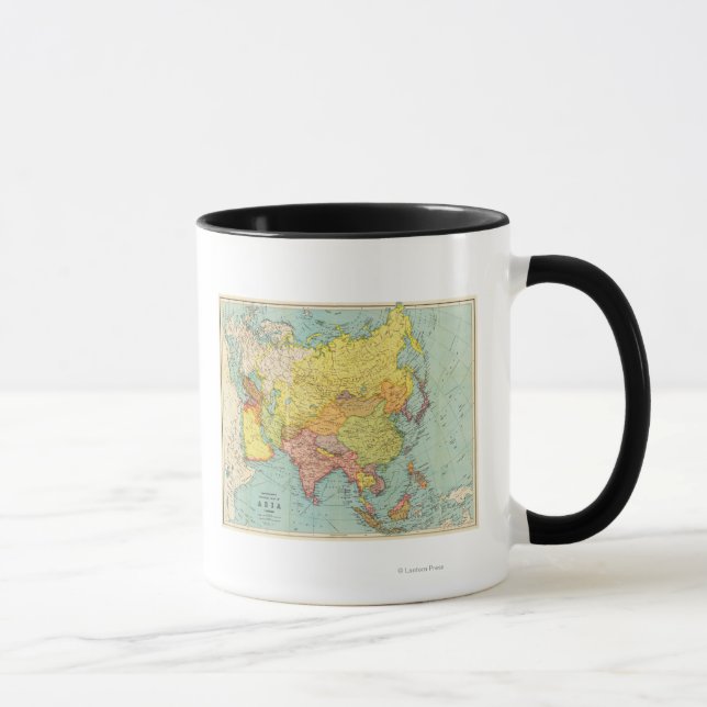 AsiaPanoramic MapAsia 9 Mug (Right)
