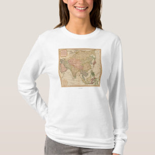 AsiaPanoramic MapAsia T-Shirt