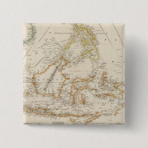 Asiatic Archipelago 2 Inch Square Button