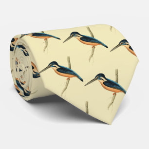 Asiatic Kingfisher Tie