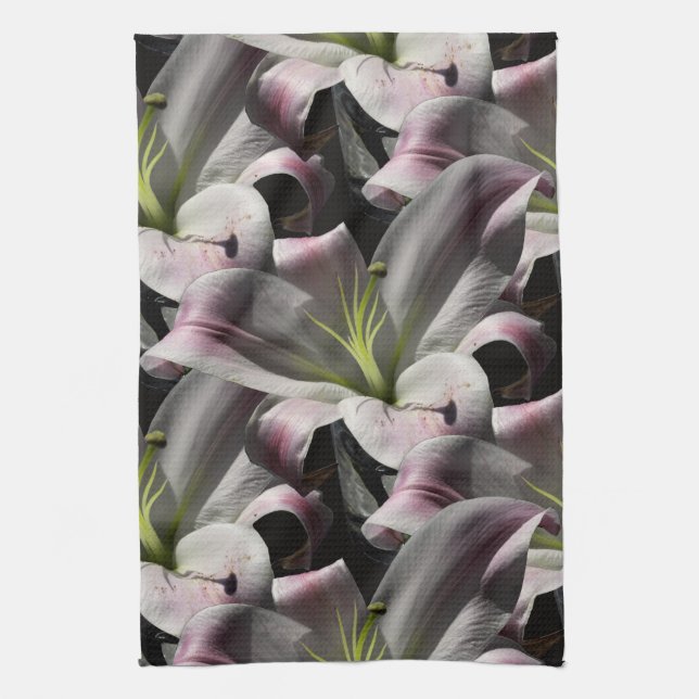 Asiatic Lily Kitchen Towel (Vertical)