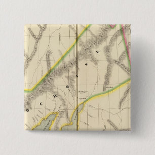 Asiatic Russia, Asia 18 2 Inch Square Button