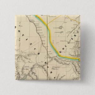 Asiatic Russia, Asia 30 2 Inch Square Button