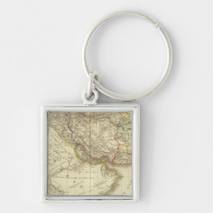 Asiatic Turkey, Persia, Arabia, Kabul Keychain