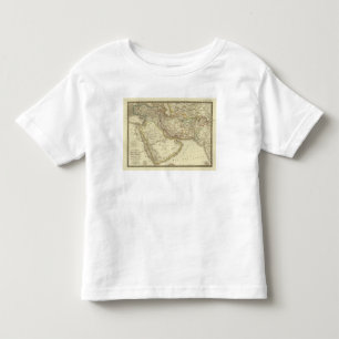 Asiatic Turkey, Persia, Arabia, Kabul Toddler T-shirt