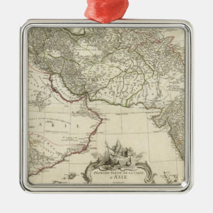 Asie 1 metal ornament