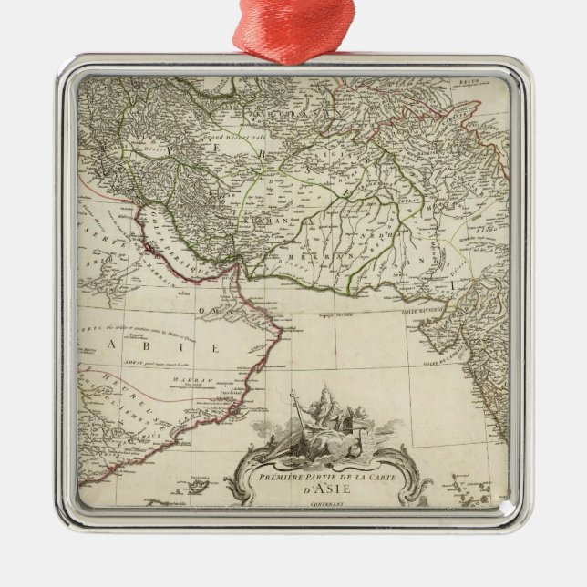 Asie 1 metal ornament (Front)