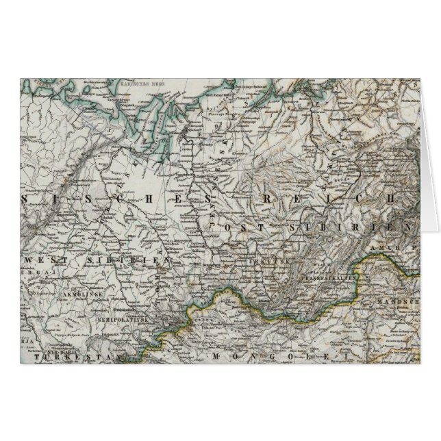 Asie du Nord et Asie centrale (Devant horizontal)