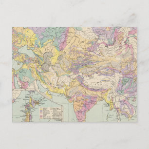 Asien u Europa - Atlas Carte de l'Asie et de l'Eur