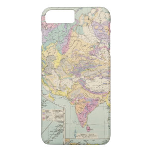 Asien u Europa - Atlas Map of Asia and Europe Case-Mate iPhone Case