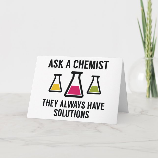 Ask A Chemist Card (Front)