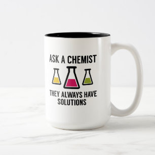 Ask A Chemist Two-Tone Coffee Mug