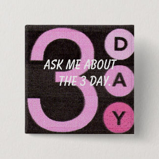 Ask about 3 day - Customized 2 Inch Square Button