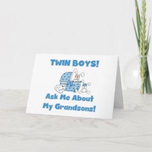 Ask About My Twin Grandsons Card