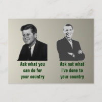 Ask-Ask Not Postcard