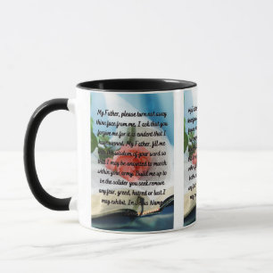 Ask God's Forgiveness Prayer Two-Tone Mug