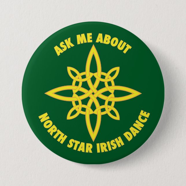 Ask Me! 3 Inch Round Button (Front)