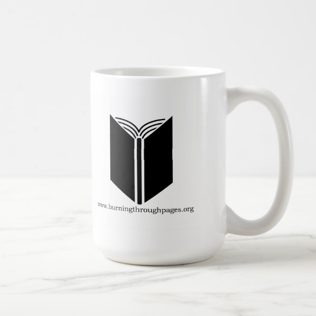 Ask me about books coffee mug (Right)