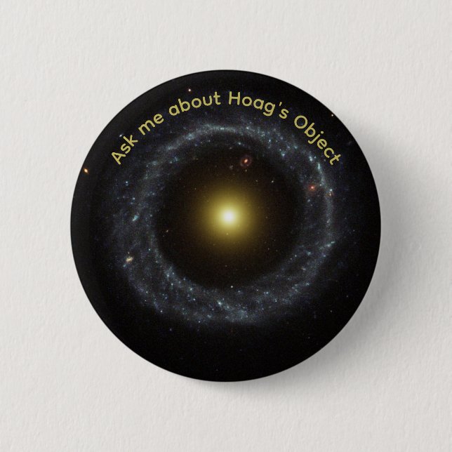 Ask Me About Hoag's Object Conversation Starter 2 Inch Round Button (Front)