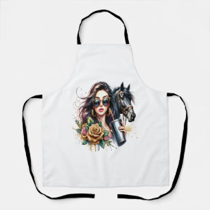 Ask Me About Horse Funny Horse Apron