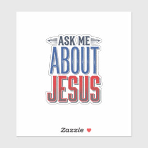 Ask Me About Jesus Vintage Christian Shirt Design 