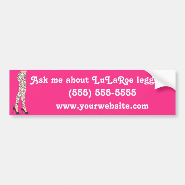 Ask me about LuLaRoe Bumper Sticker (Front)