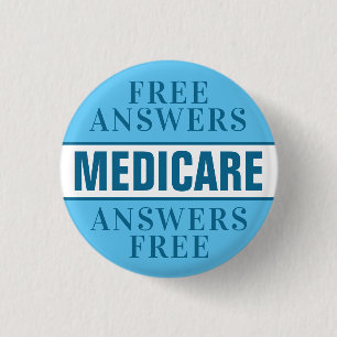 Ask Me About Medicare 1 Inch Round Button