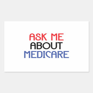 ASK ME ABOUT MEDICARE STICKER