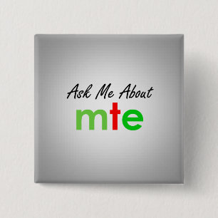 Ask Me About - Mission Theatre Ensemble 2 Inch Square Button