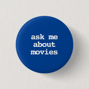 ask me about movies typography Button