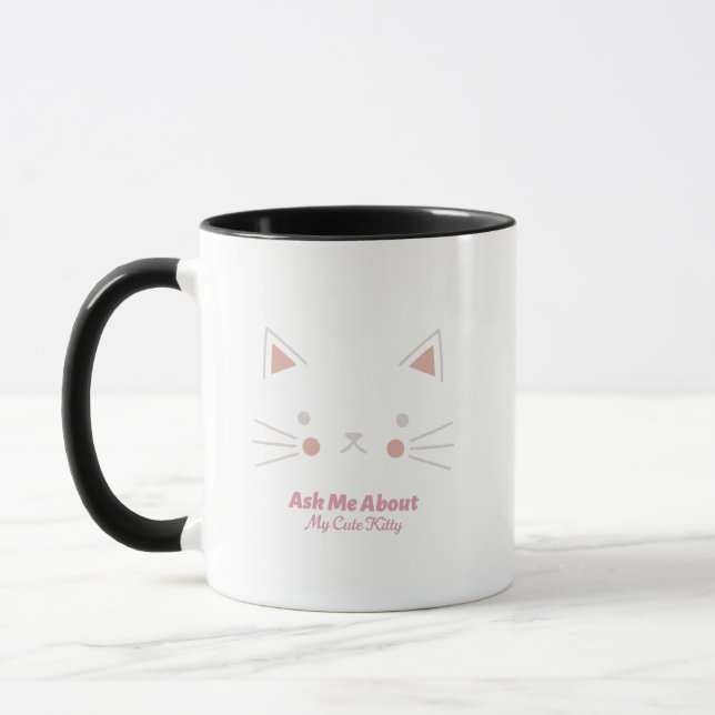 Ask me about my  cute kitty Mug (Left)