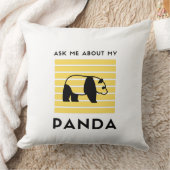 Ask me about my panda throw pillow (Blanket)