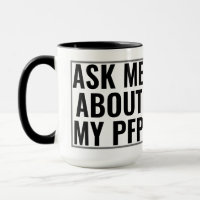 Ask Me About My PFP Profile Picture Funny NFT