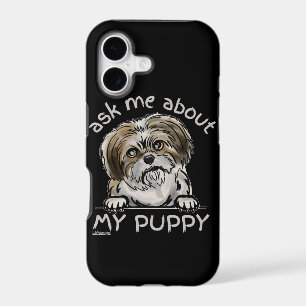 ASK ME ABOUT MY PUPPY funny cute dog lover gift
