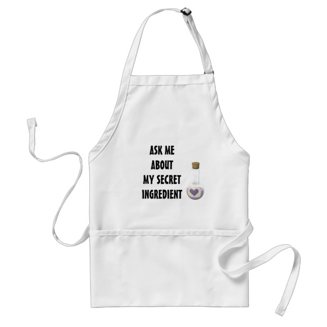 Ask Me About My Secret Ingredient Standard Apron (Front)