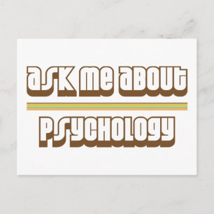 Ask Me About Psychology Postcard