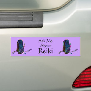 Ask Me About Reiki  Bumper Sticker