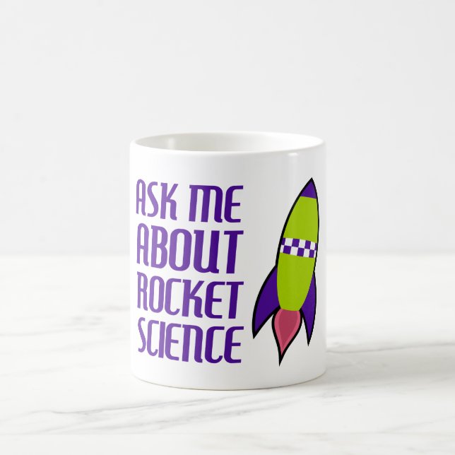 Ask me about Rocket Science Coffee Mug (Center)