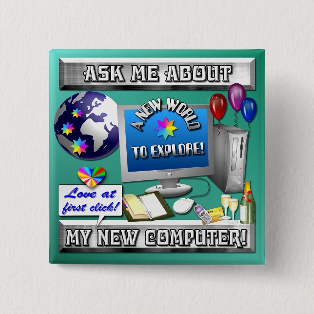 ASK ME!  ~ Button (Front)