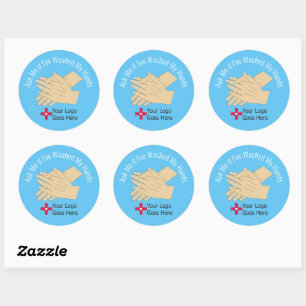 Ask Me if I've Washed My Hands Classic Round Sticker