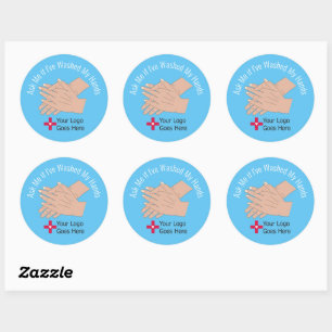Ask Me if I've Washed My Hands Classic Round Sticker