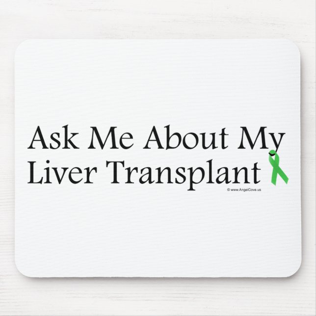 Ask Me Liver Mouse Pad (Front)