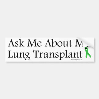 Ask Me Lung Bumper Sticker
