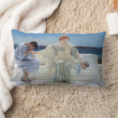 Ask Me No More by Sir Lawrence Alma Tadema Lumbar Pillow (Blanket)