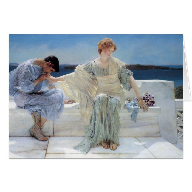 Ask Me No More par Sir Lawrence Alma Tadema (Devant horizontal)