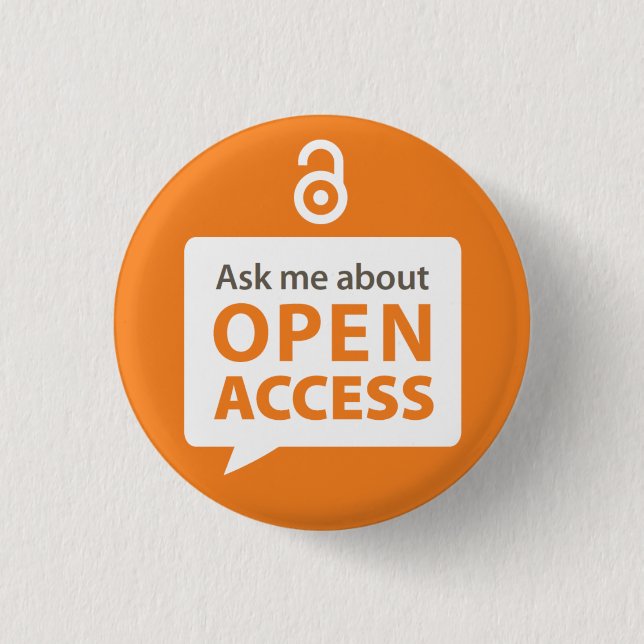 Ask Me OA Badge 1 Inch Round Button (Front)