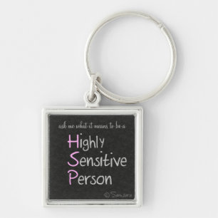 Ask me what it means to be HSP Keychain